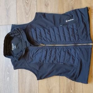 Sunice‎ Women's Lizzie Quilted Thermal Vest - Black Golf - Water Repellant - XL